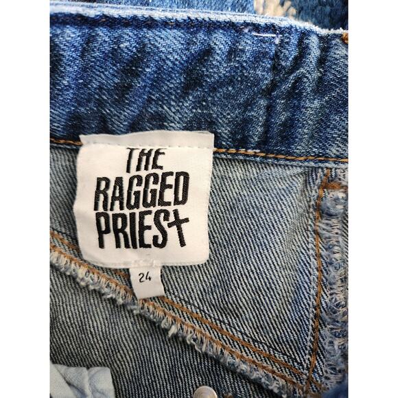 The Ragged Priest Women's Neon Snake Skin Denim Jeans 24 (00) - Picture 7 of 8